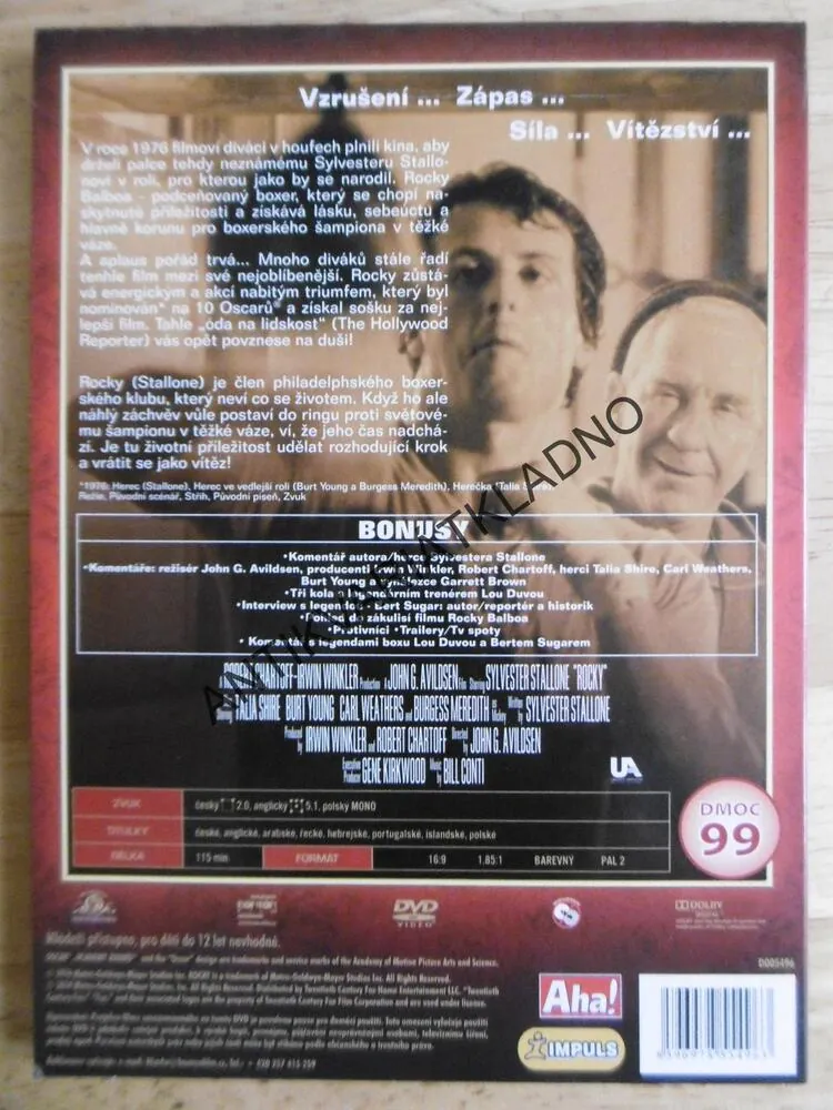 ROCKY, DVD FILM
