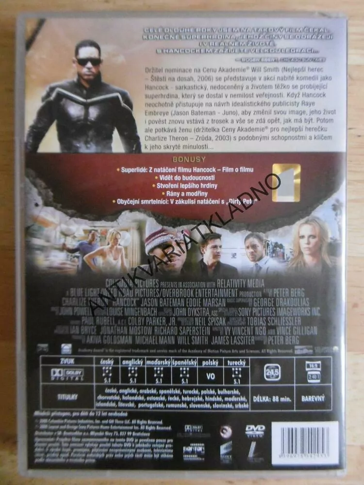 HANCOCK, DVD FILM 