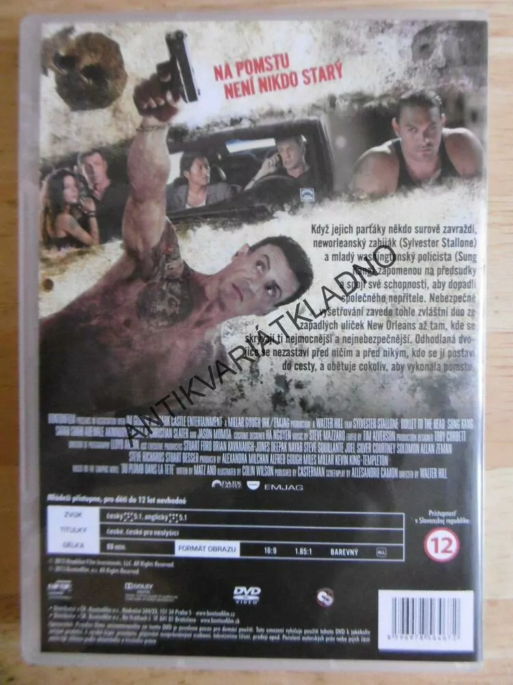 JEDNA MEZI OČI,STALLONE, DVD FILM 