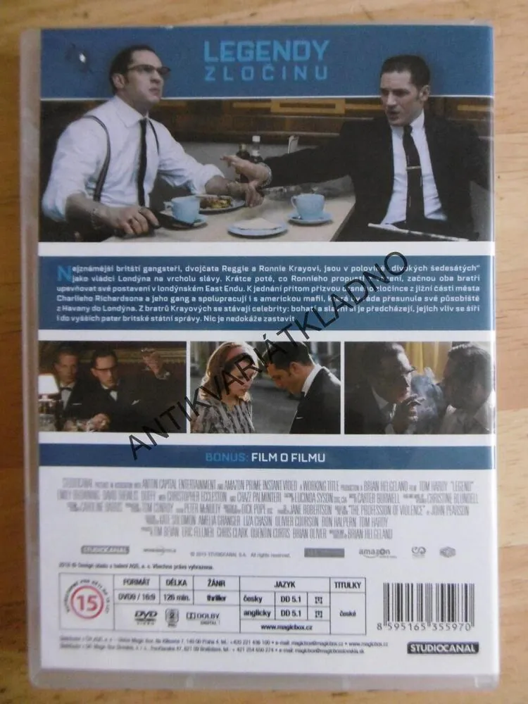 LEGENDY ZLOČINU, DVD FILM 