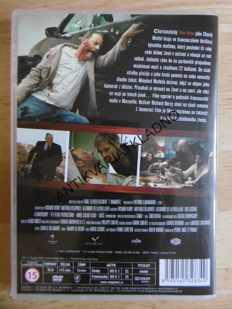 22 VÝSTŘELŮ, DVD FILM 