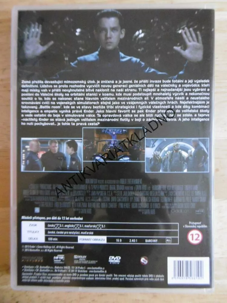 ENDEROVA HRA, DVD FILM