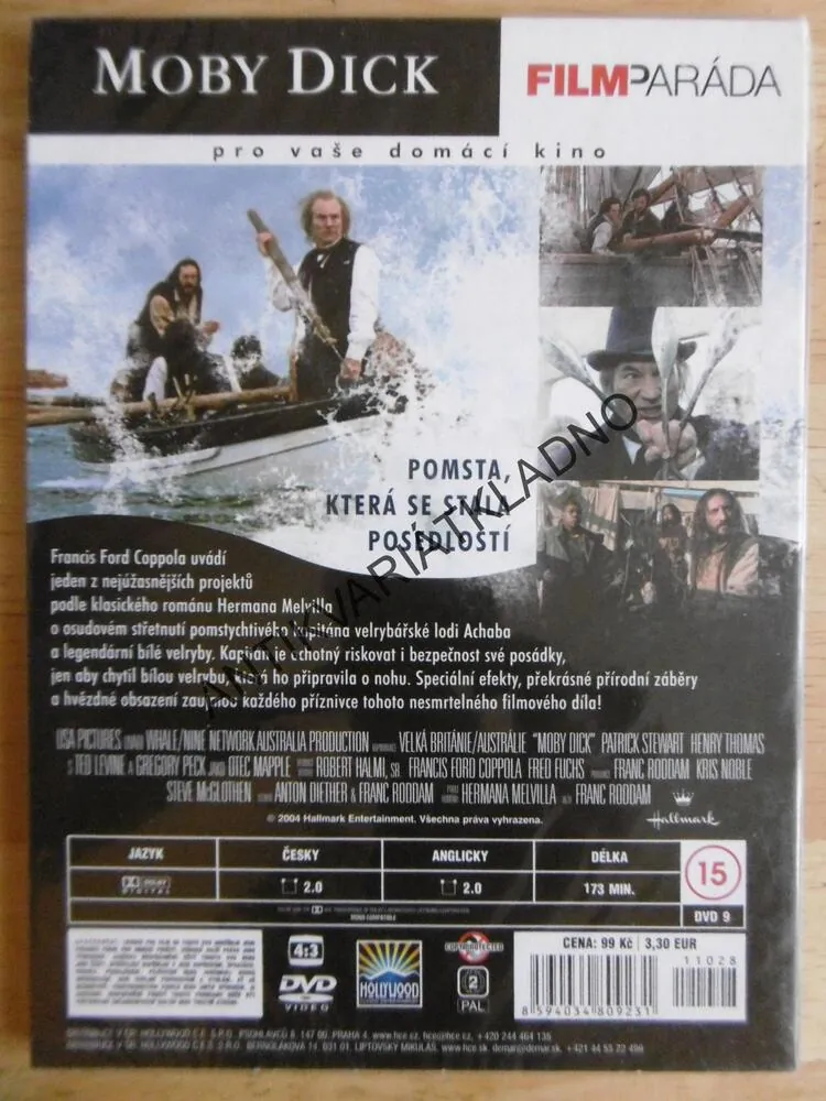 MOBY DICK, DVD FILM