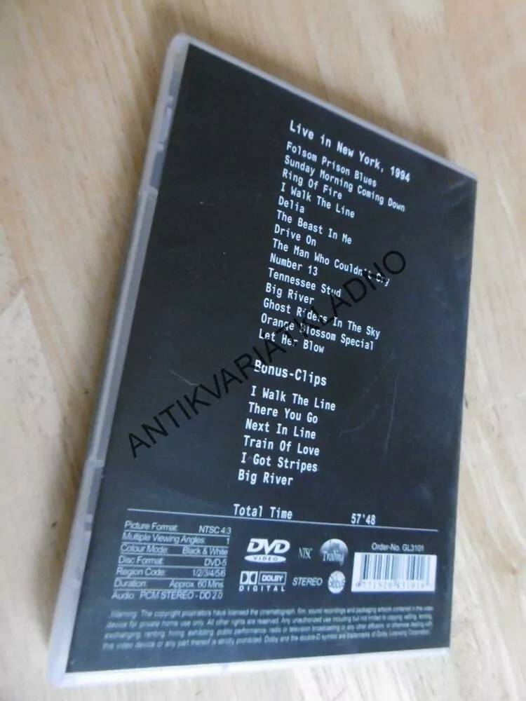 JOHNNY CASH, THE BEAST IN ME, DVD HUDBA