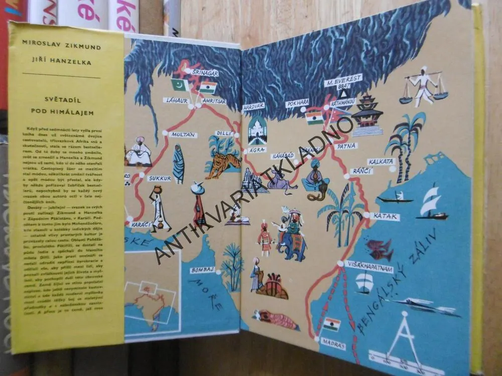 SVĚTADÍL POD HIMALÁJEM, JIŘÍ HANZELKA, MIROSLAV ZIKMUND, **an