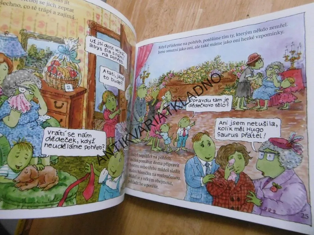 KDYŽ DINOSAURŮM NĚKDO UMŘE, MALÁ KNÍŽKA O VELKÝCH STAROSTECH PRO MALÉ I VELKÉ, LAURIE KRASNY BROWN, MARC BROWN
