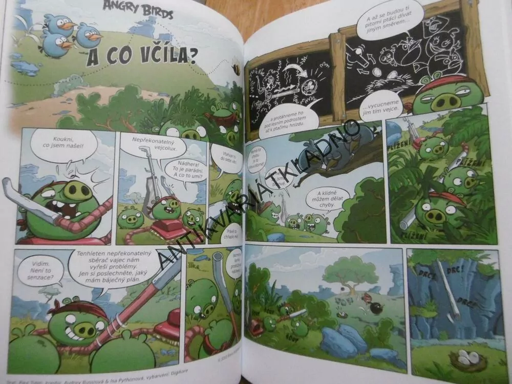 ANGRY BIRDS, NÁVNADA, KOMIKS, **an