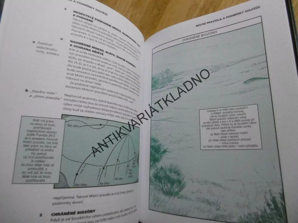 ILUSTROVANÁ PRAVIDLA GOLFU, ZÁKLADY GOLF, HRA, SPORT, **an