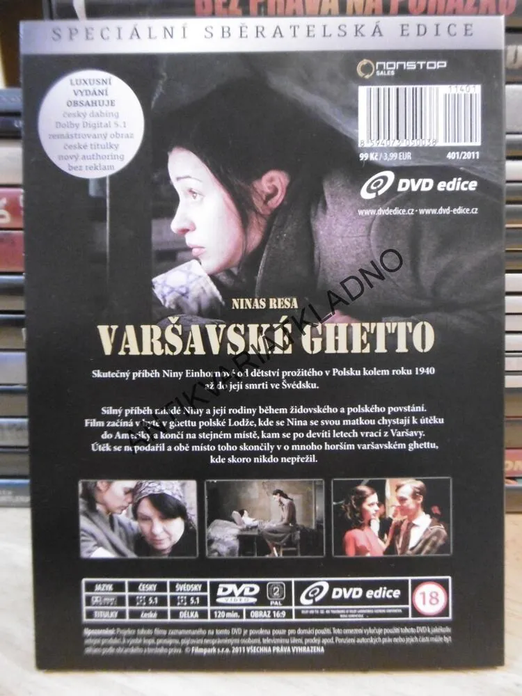VARŠAVSKÉ GHETTO, DVD FILM