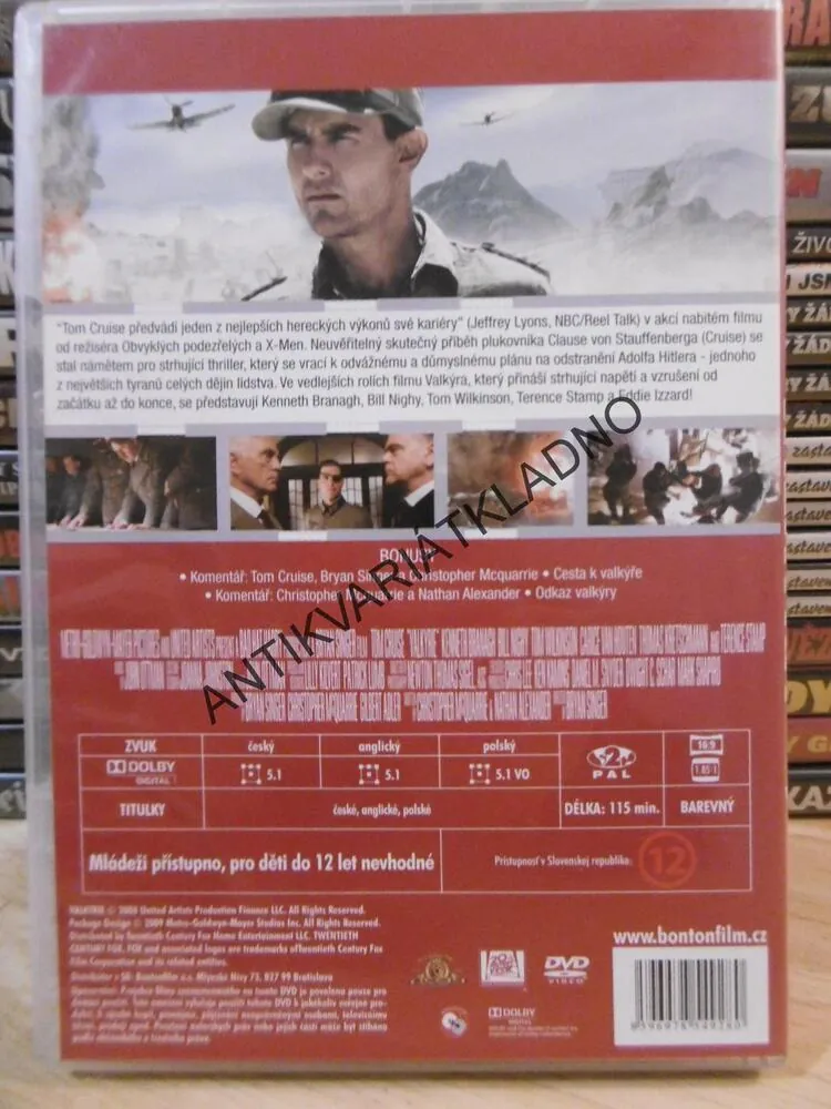 VALKÝRA, DVD FILM
