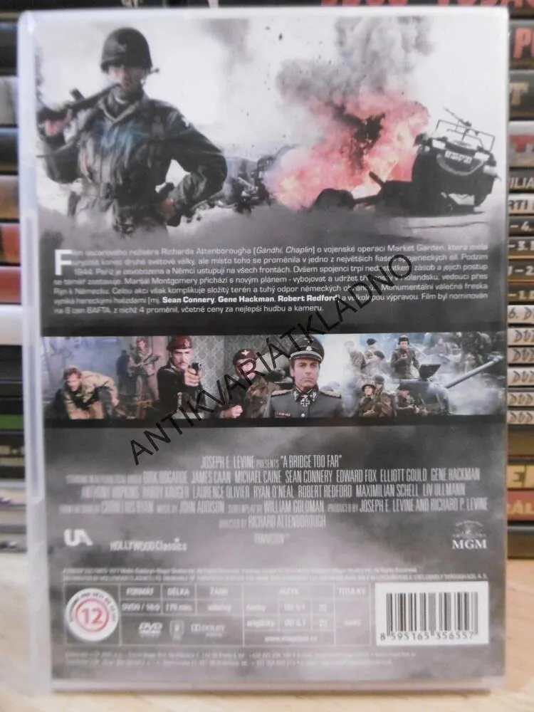 PŘÍLIŠ VZDÁLENÝ MOST, DVD FILM