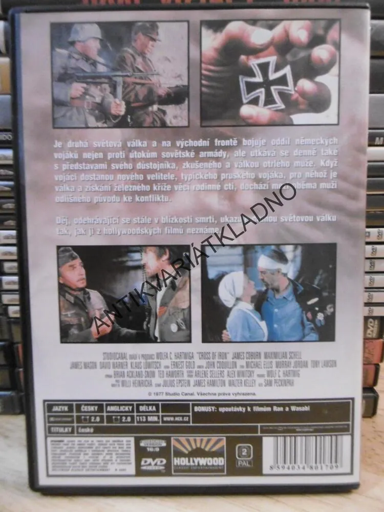 ŽELEZNÝ KŘÍŽ, DVD FILM
