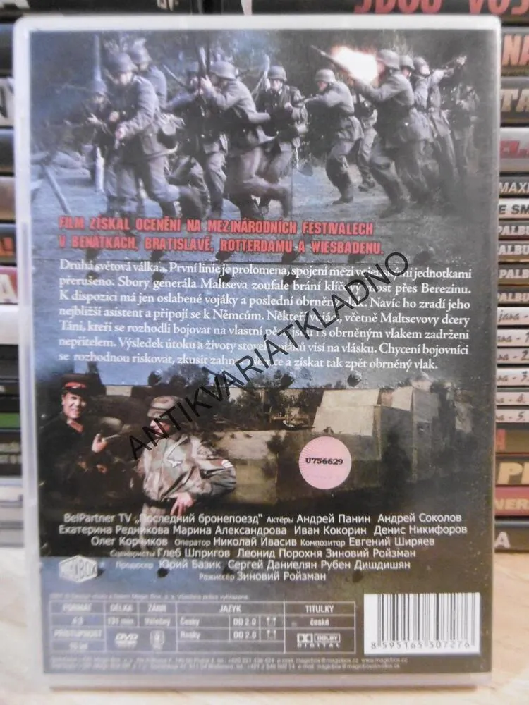 POSLEDNÍ OBRNĚNÝ VLAK, DVD FILM 