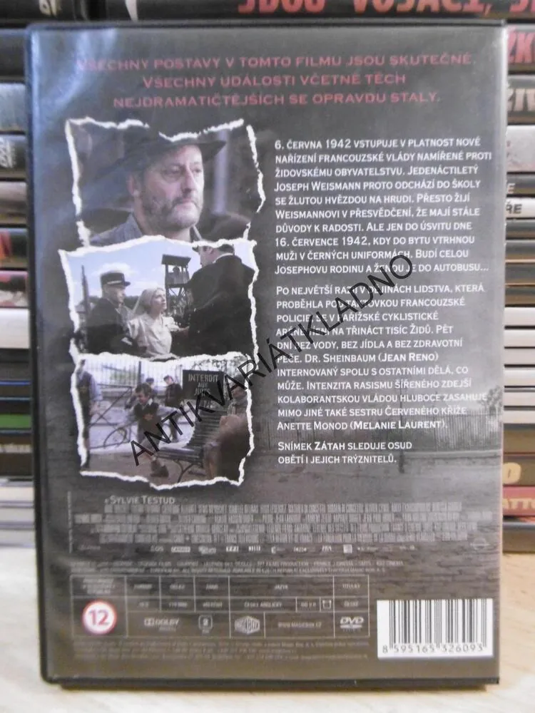 ZÁTAH, DVD FILM 