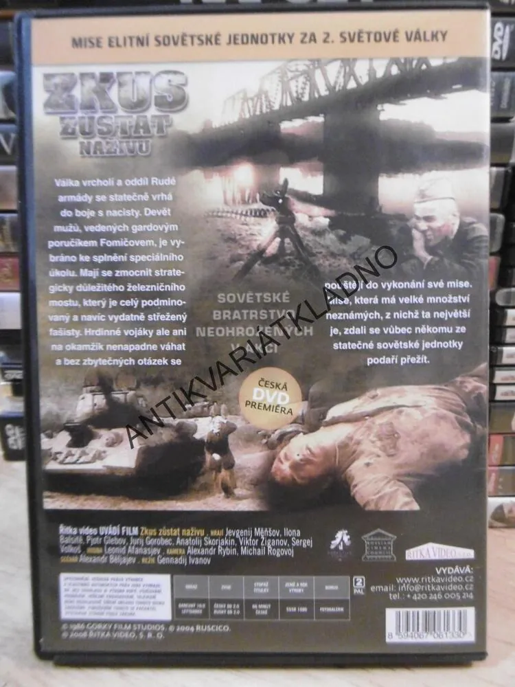 ZKUS ZŮSTAT NAŽIVU, DVD FILM 