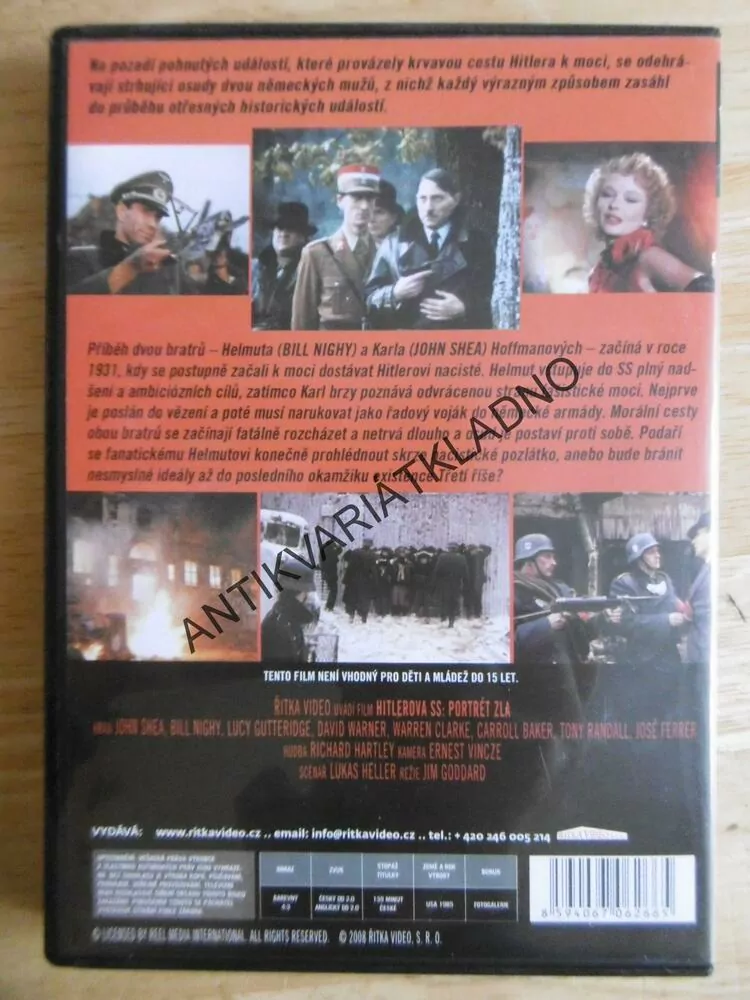 HILTEROVA SS: PORTRÉT ZLA, DVD FILM