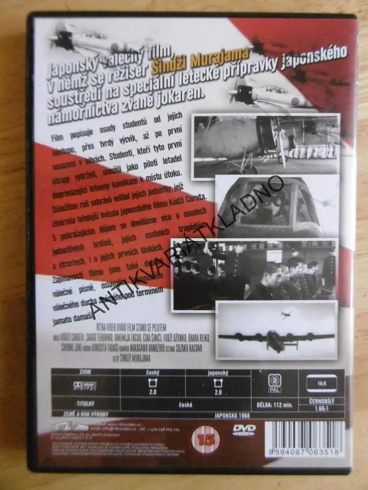 STANU SE PILOTEM, KAMIKAZE, DVD FILM