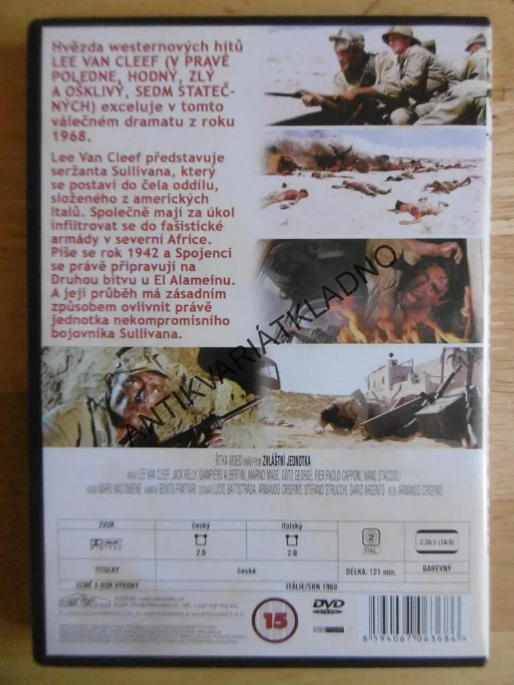 ZVLÁŠTNÍ JEDNOTKA, LEE VAN CLEEF, DVD FILM