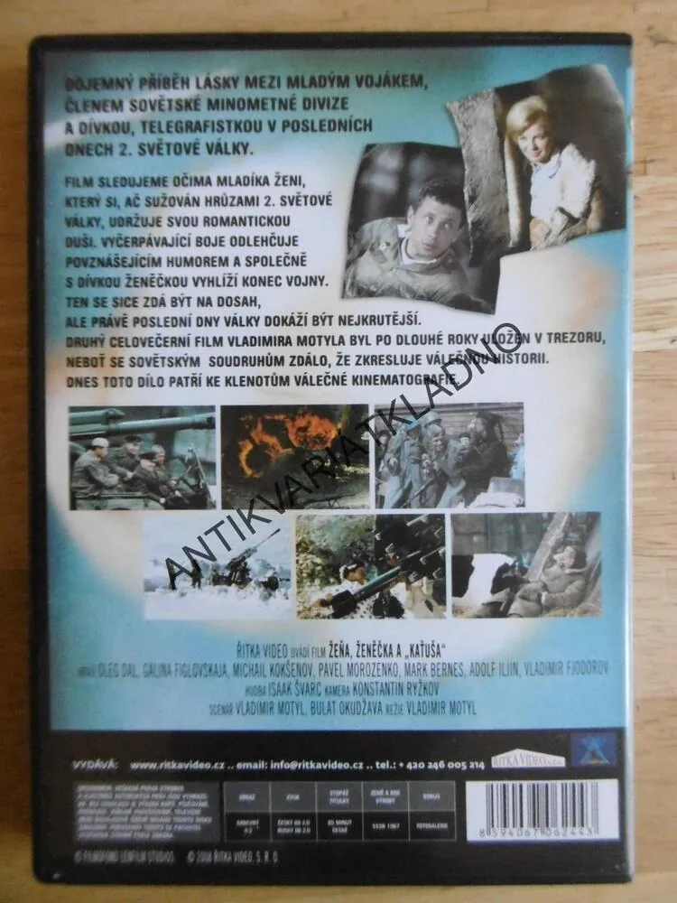 ŽEŇA, ŽENĚČKA A KAŤUŠA, DVD FILM
