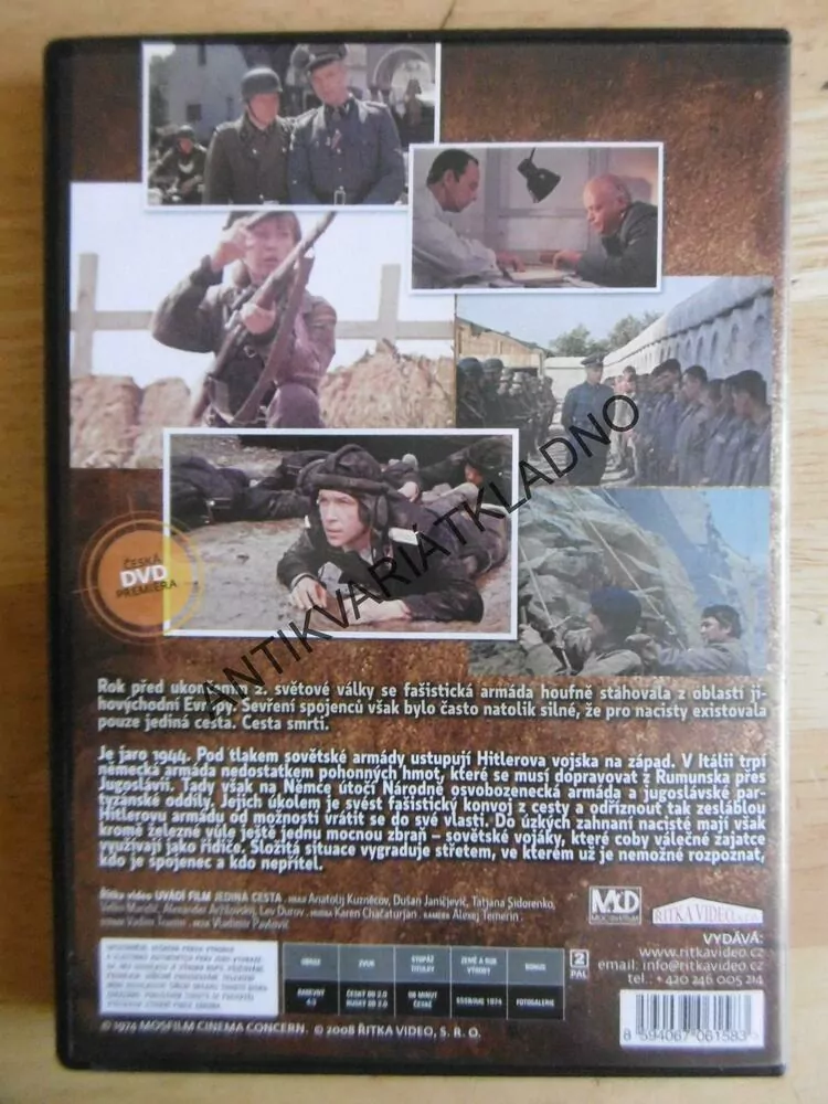 JEDINÁ CESTA, HITLEROVA ARMÁDA ČELÍ SVÉMU OSUDU, DVD FILM