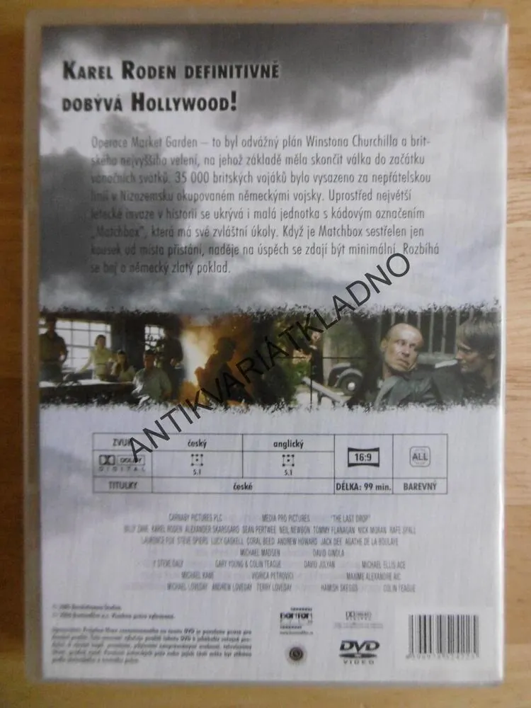 POSLEDNÍ VÝSADEK, BILY ZANE, KAREL RODEN, MADSEN, DVD FILM
