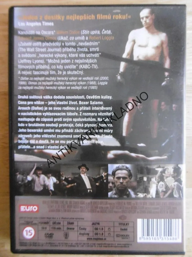 VÍTĚZSTVÍ DUCHA, WILLEM DEFOE, DVD FILM