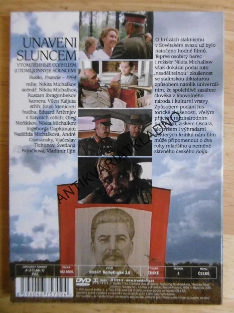 UNAVENI SLUNCEM, DVD FILM