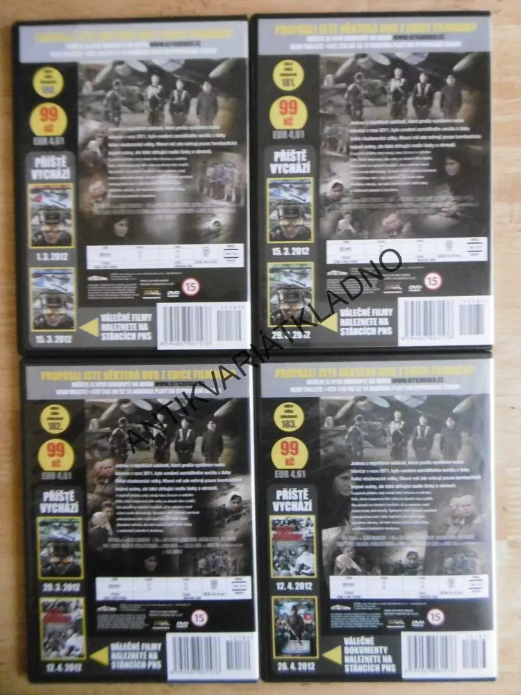 BALADA O BOMBARDÉROVI, 1-4, DVD FILM