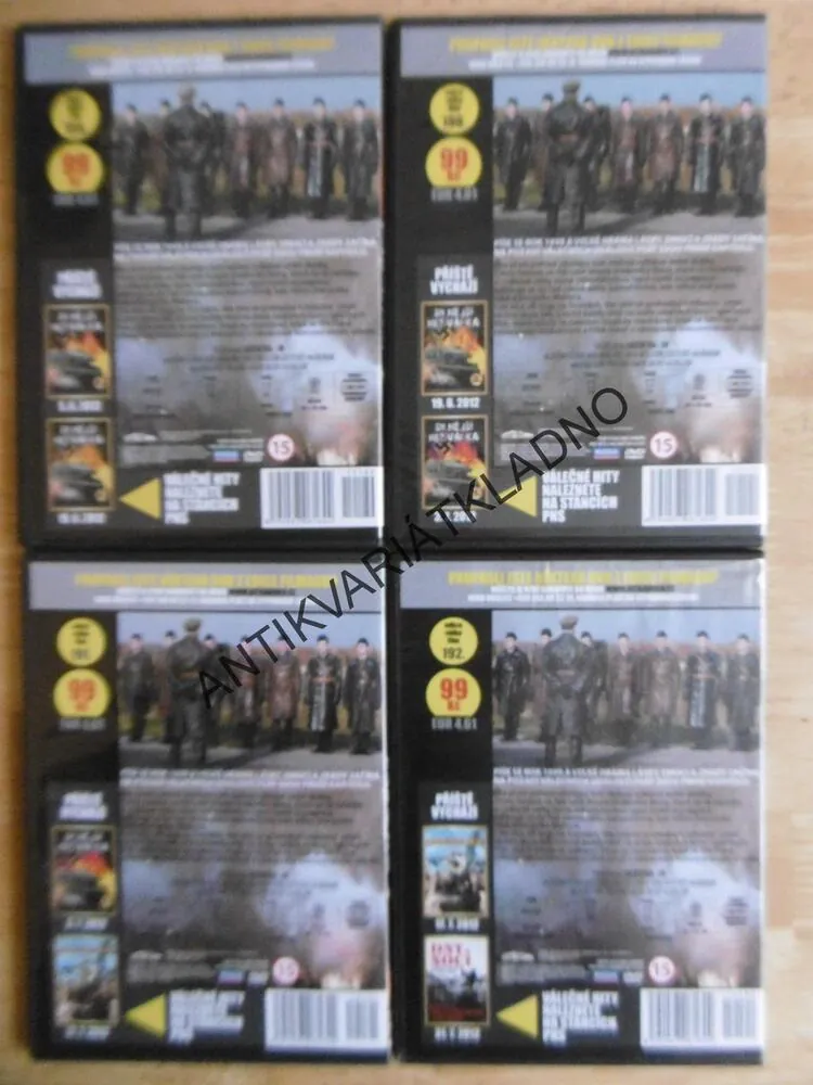 SILNĚJŠÍ NEŽ VÁLKA, 1-4, DVD FILM
