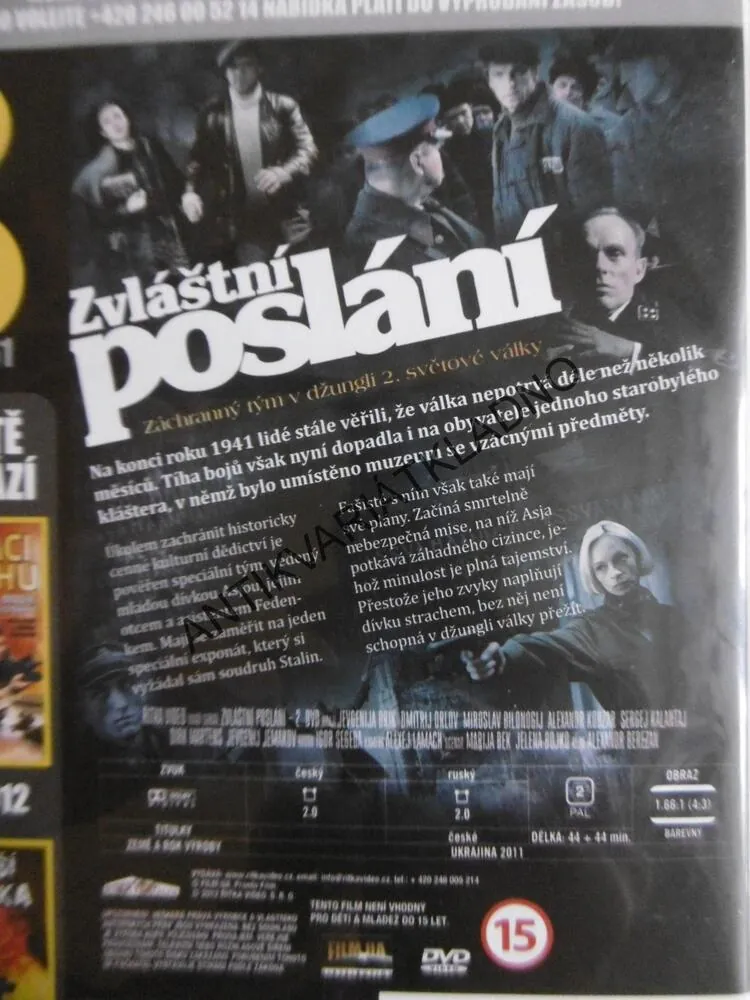 ZVLÁŠTNÍ POSLÁNÍ, 1-2, DVD FILM
