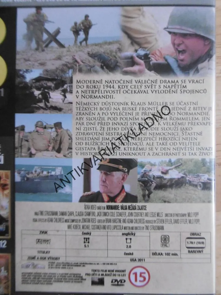 NORMANDIE, VÁLKA NEŽÁDÁ ZAJATCE, DVD FILM
