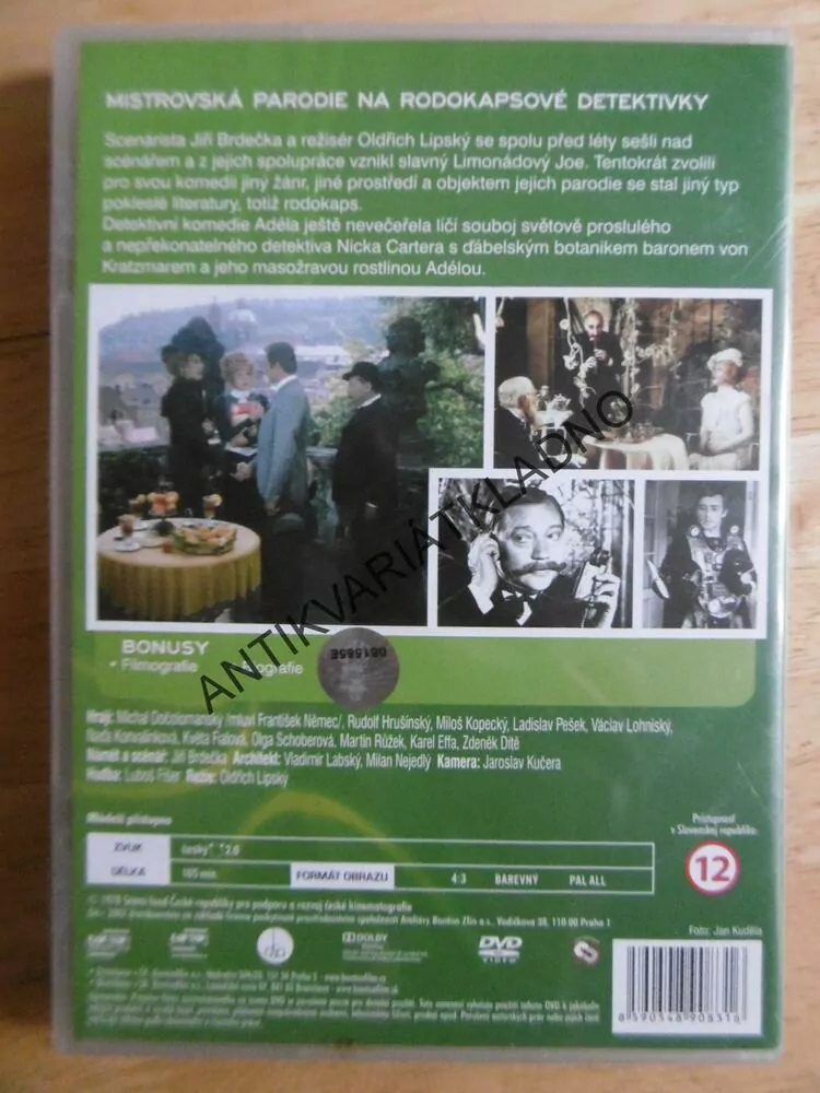 ADÉLA JEŠTĚ NEVEČEŘELA, DVD FILM ČR