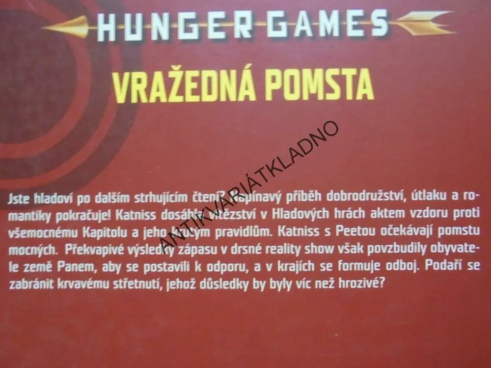 HUNGER GAMES, VRAŽEDNÁ POMSTA, SUZANNE COLLINSOVÁ