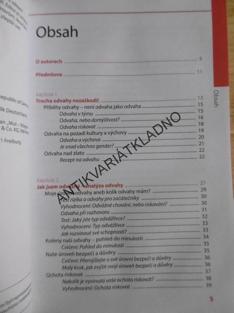 ODVAHA, JAK JI ZÍSKAT A VÍCE SI UŽÍVAT ŽIVOTA, FRANZ HÖZL, **an