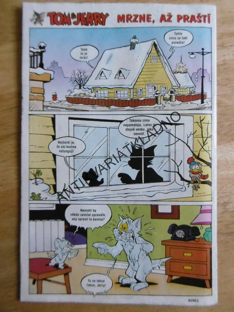 TOM A JERRY, 01-02/2001, KOMIKS,