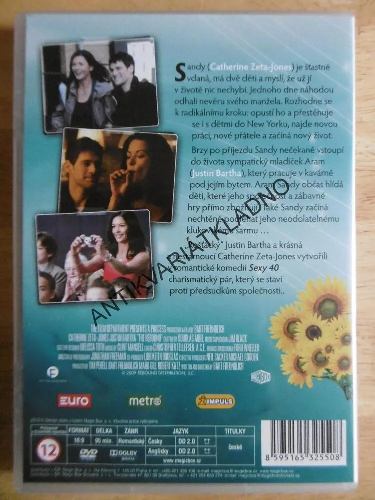 SEXY 40, CATHERINE ZETA-JONES, JUSTIN BARTHA, DVD FILM