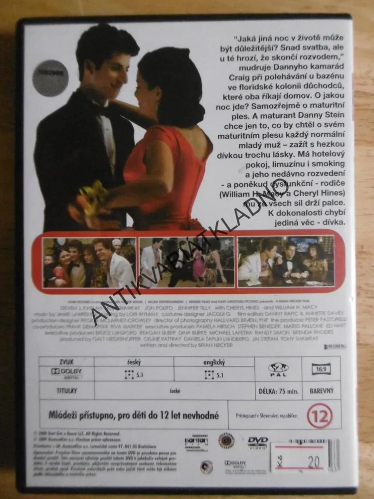 MATURITNÍ SEX, DVD FILM 