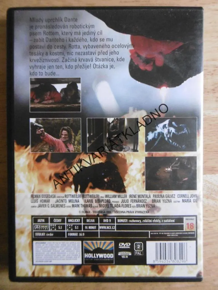 ROTTWEILER, DVD FILM HOROR