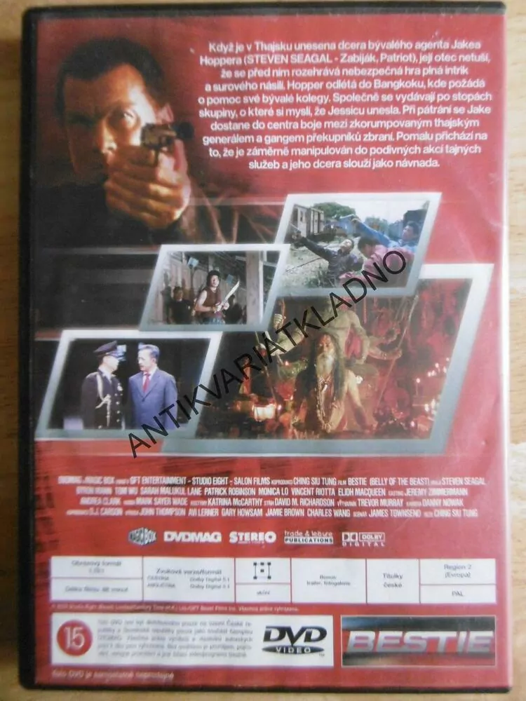 BESTIE, STEVEN SEAGAL, DVD FILM 