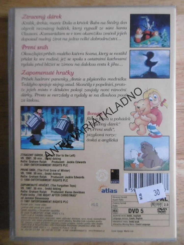 ZASNĚŽENÉ POHÁDKY,  DVD FILM