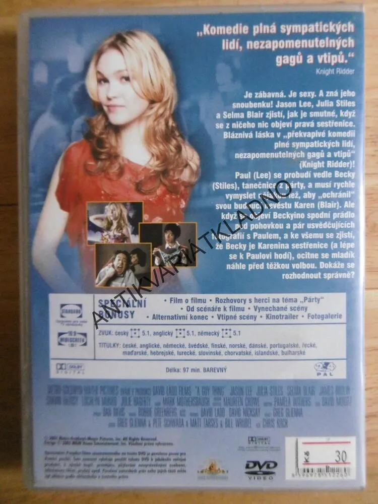 MUŽSKÁ ZÁLEŽITOST, DVD FILM 