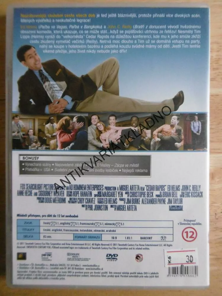 CEDAR RAPIDS, SIGOURNEY WEAVER, DVD FILM