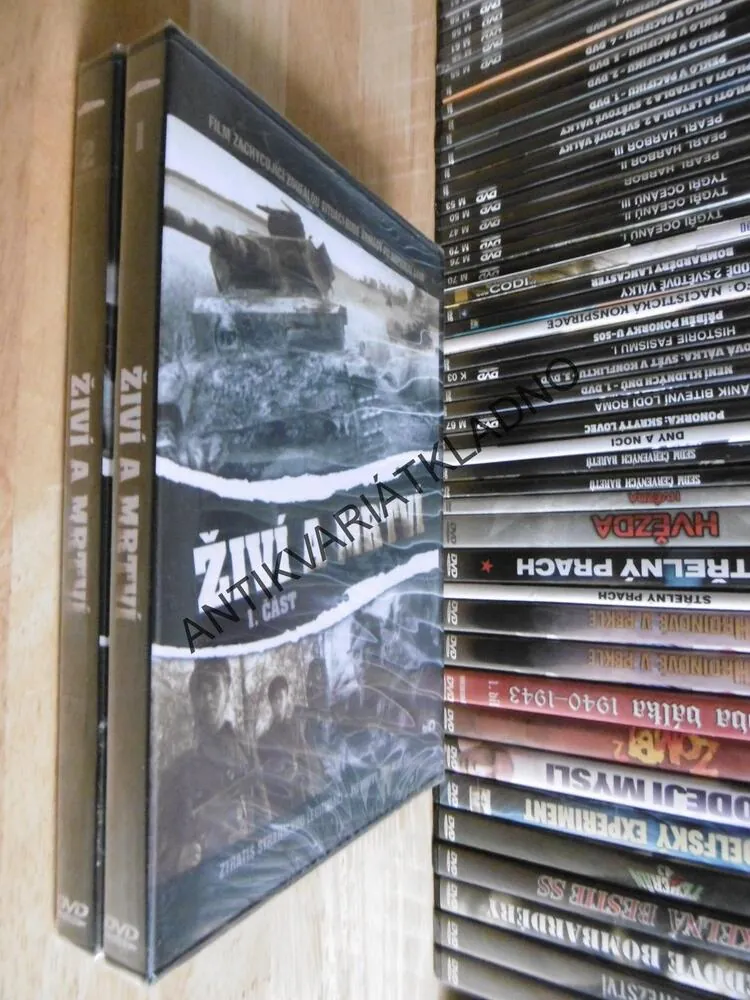 ŽIVÍ A MRTVÍ 1-2, DVD FILM 