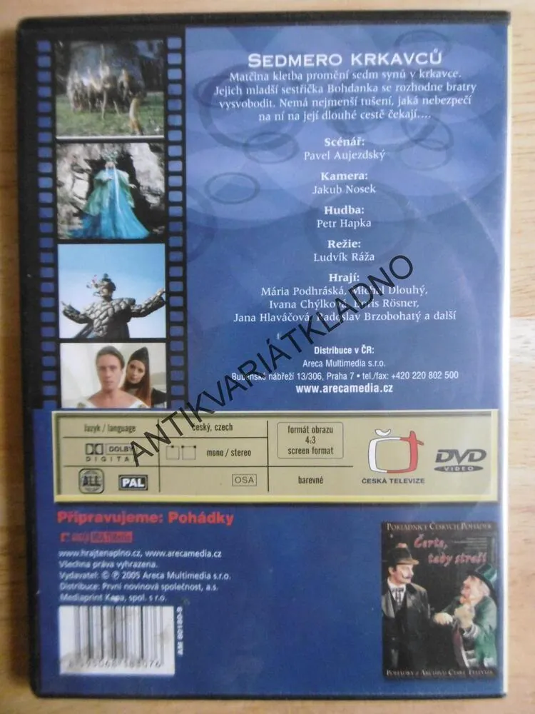 SEDMERO KRKAVCŮ, DVD FILM 