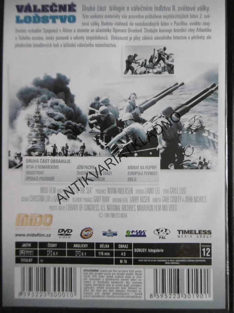 TYGŘI OCEÁNŮ 1-3, DVD FILM DOKUMENT