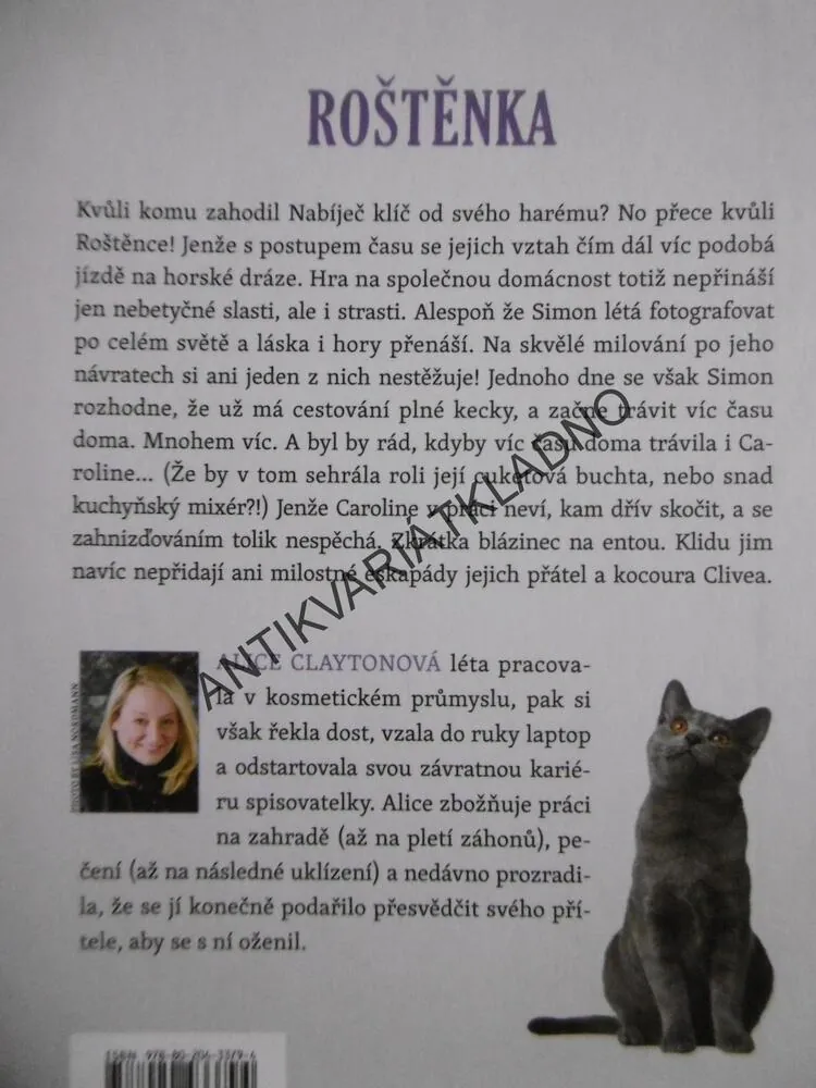 ROŠTĚNKA, ALICE CLAYTONOVÁ, **an
