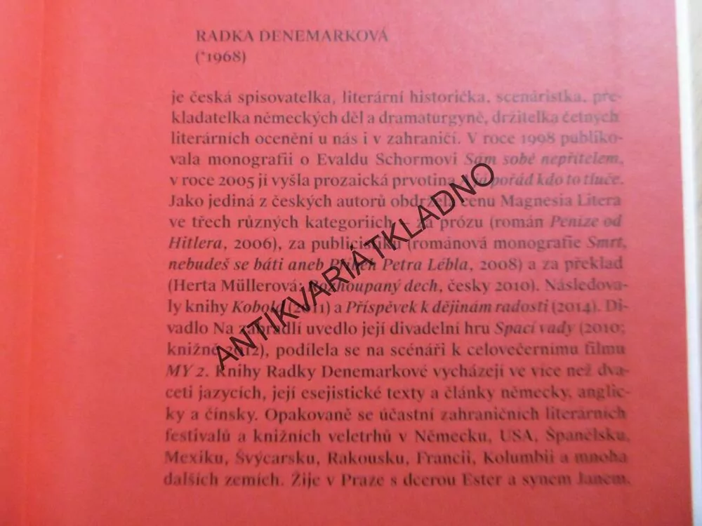 HODINY Z OLOVA, RADKA DENEMARKOVÁ