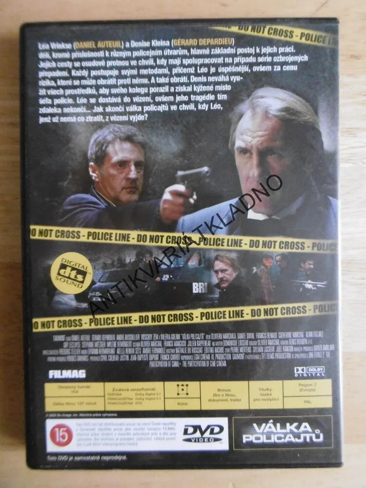 VÁLKA POLICAJTŮ, DVD FILM 