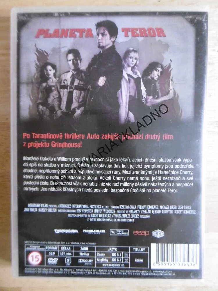 SIN CITY, PLANETA TEROR, DVD FILM