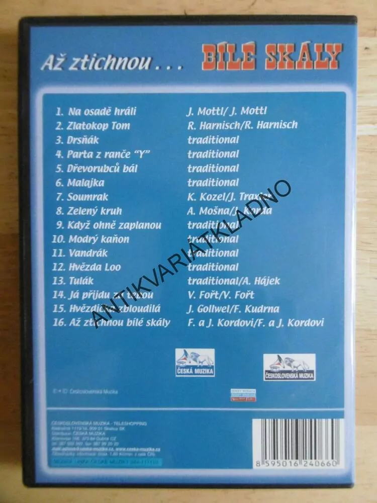 AŽ ZTICHNOU...BÍLÉ SKÁLY,TRAMPSKÉ PÍSNIČKY, DVD HUDBA